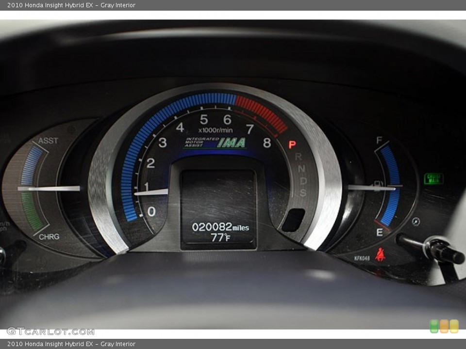 Gray Interior Gauges for the 2010 Honda Insight Hybrid EX #69921170