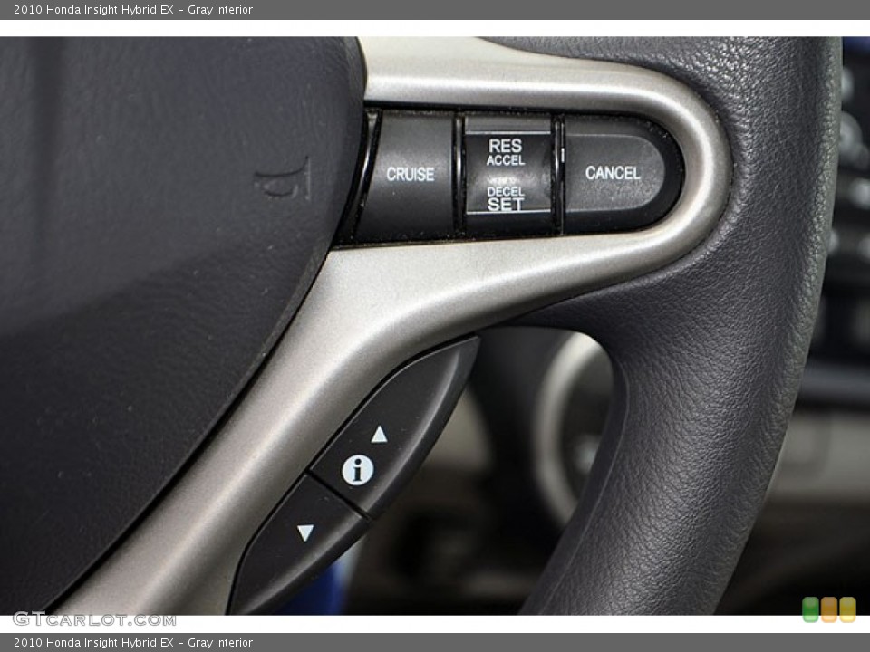 Gray Interior Controls for the 2010 Honda Insight Hybrid EX #69921182