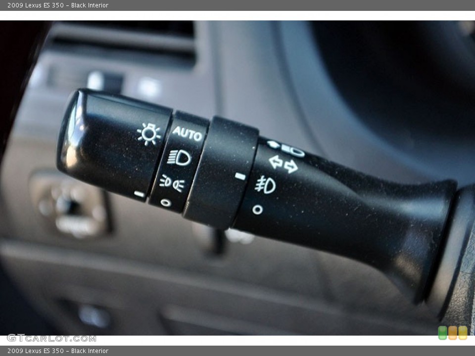Black Interior Controls for the 2009 Lexus ES 350 #69922523