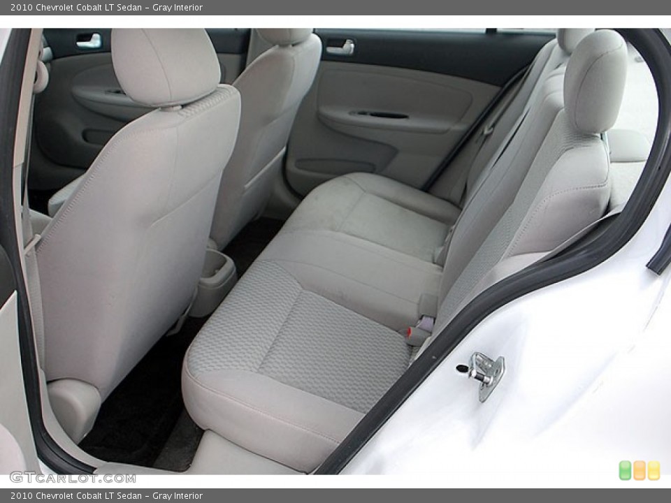 Gray Interior Rear Seat for the 2010 Chevrolet Cobalt LT Sedan #69923507