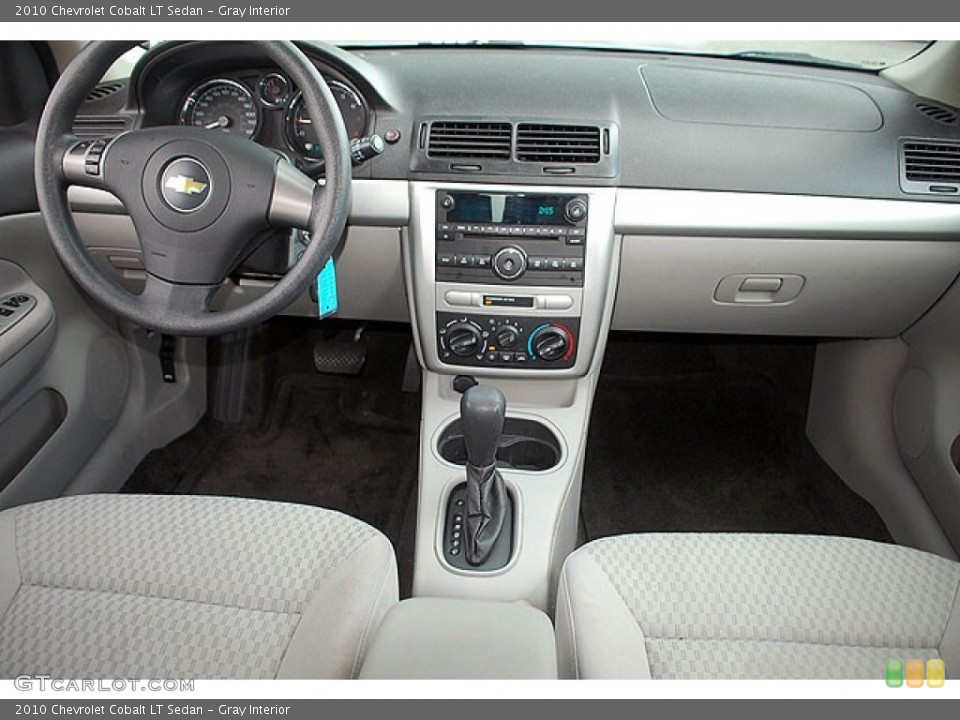 Gray Interior Dashboard for the 2010 Chevrolet Cobalt LT Sedan #69923525