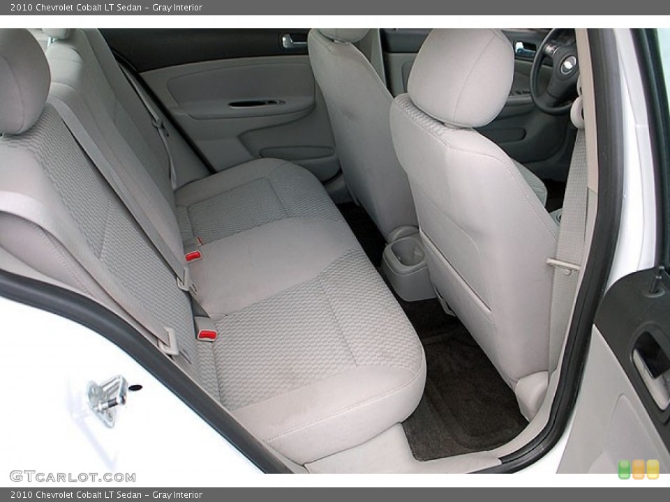 Gray Interior Rear Seat for the 2010 Chevrolet Cobalt LT Sedan #69923567