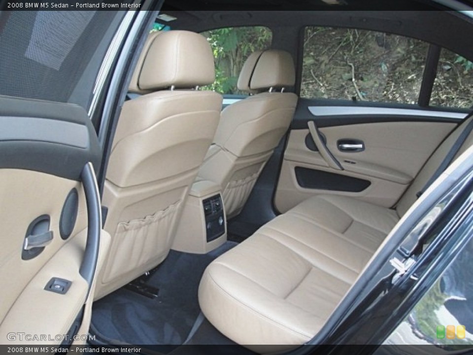 Portland Brown 2008 BMW M5 Interiors