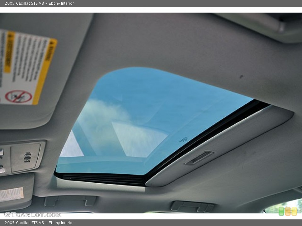 Ebony Interior Sunroof for the 2005 Cadillac STS V8 #69924146