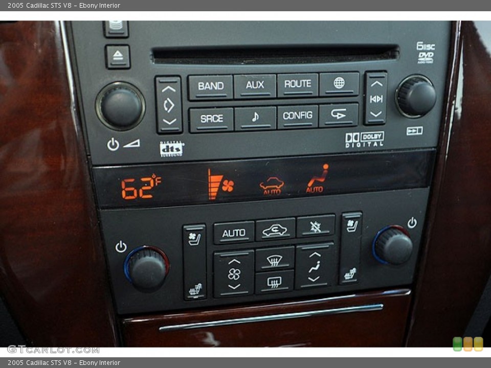 Ebony Interior Controls for the 2005 Cadillac STS V8 #69924260