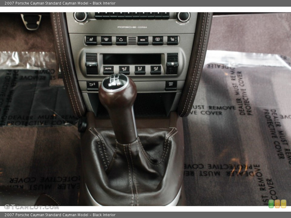 Black Interior Controls for the 2007 Porsche Cayman  #69924608