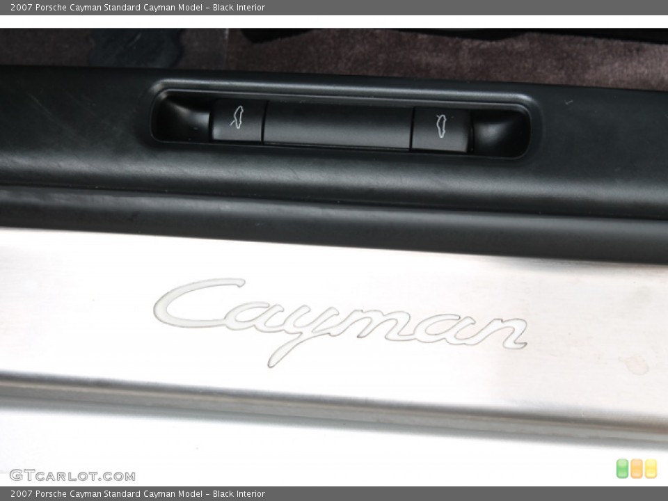 Black Interior Controls for the 2007 Porsche Cayman  #69924680