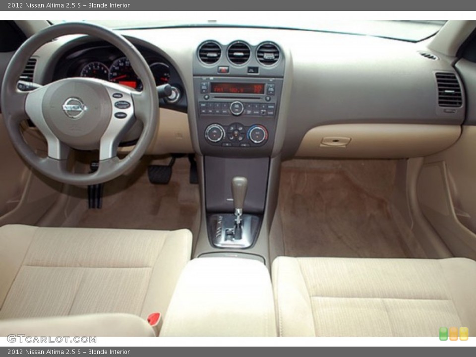 Blonde Interior Dashboard for the 2012 Nissan Altima 2.5 S #69925043