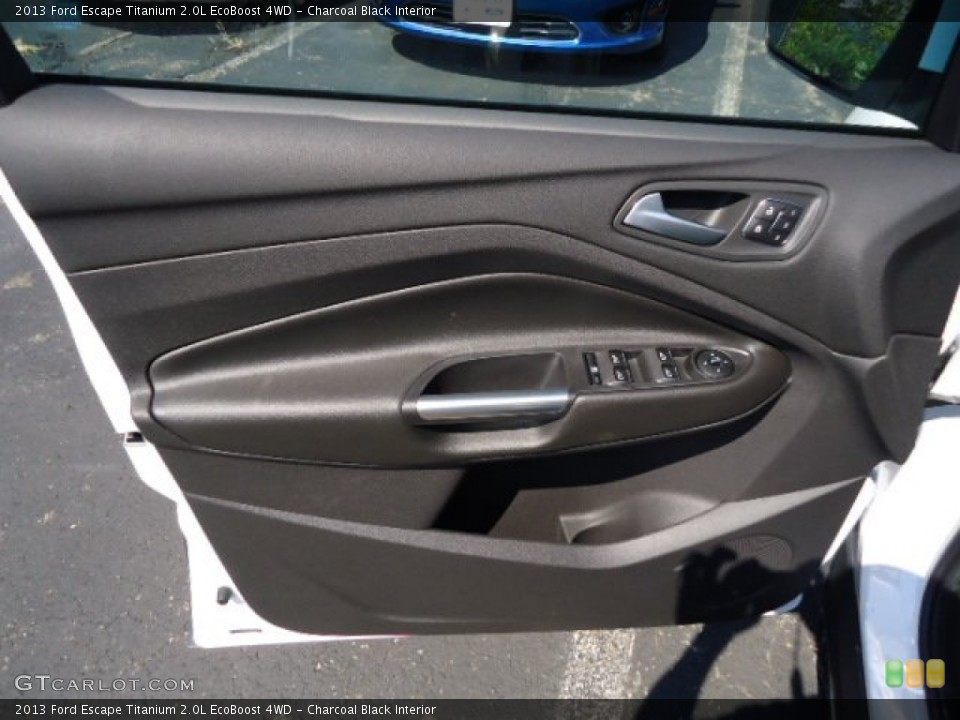 Charcoal Black Interior Door Panel for the 2013 Ford Escape Titanium 2.0L EcoBoost 4WD #69926594