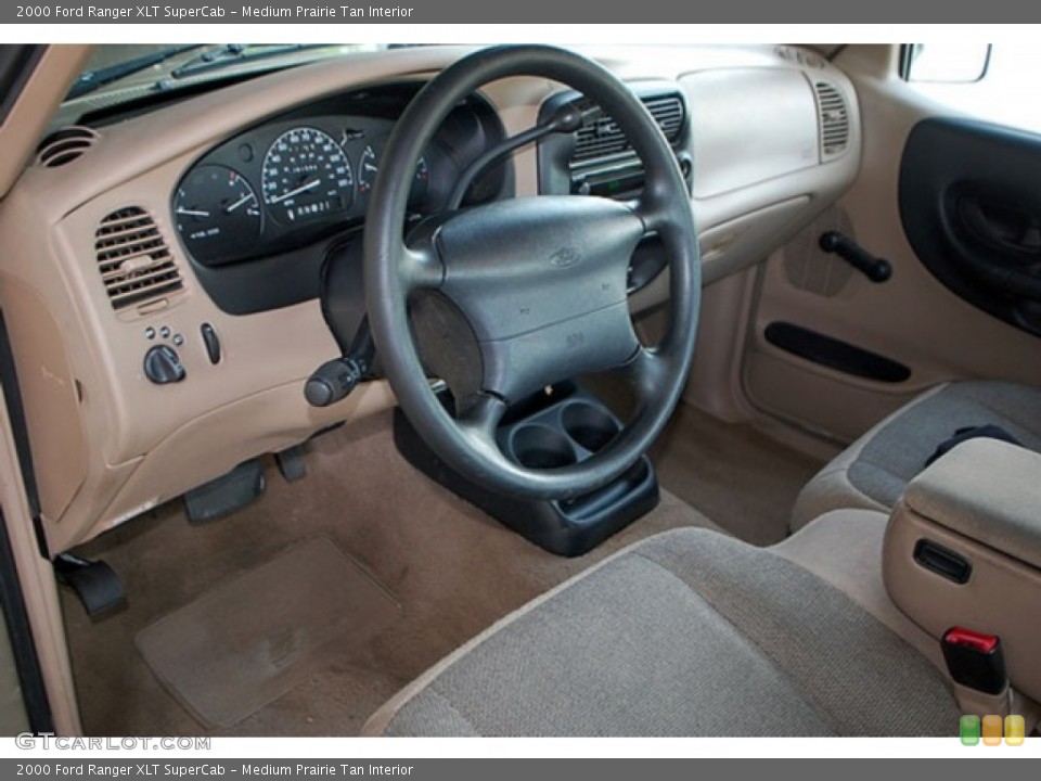 Medium Prairie Tan Interior Prime Interior for the 2000 Ford Ranger XLT SuperCab #69929826