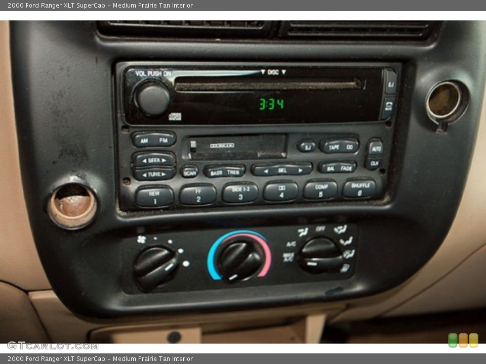 Medium Prairie Tan Interior Audio System for the 2000 Ford Ranger XLT SuperCab #69929869