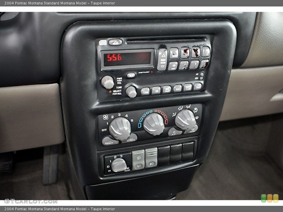 Taupe Interior Controls for the 2004 Pontiac Montana  #69930533