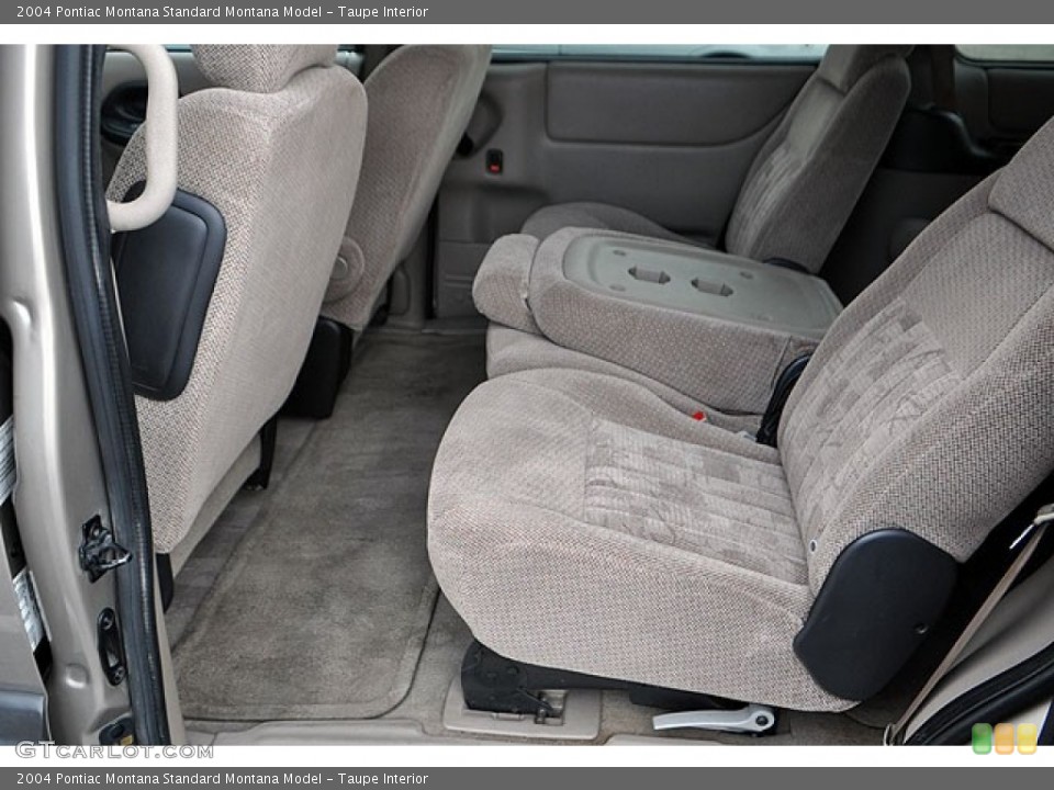 Taupe Interior Rear Seat for the 2004 Pontiac Montana  #69930551
