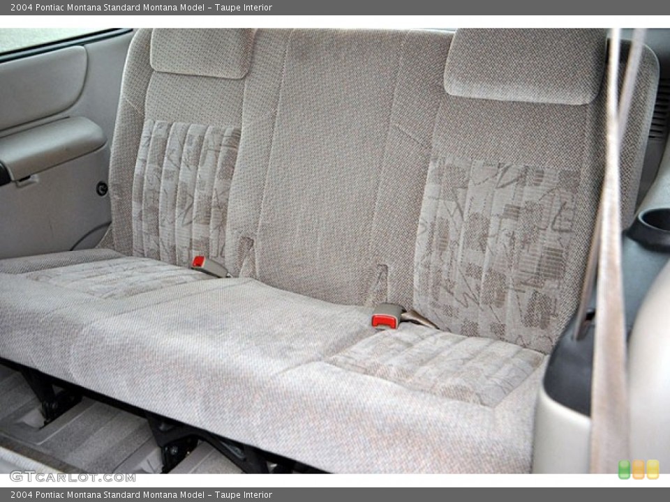Taupe Interior Rear Seat for the 2004 Pontiac Montana  #69930560