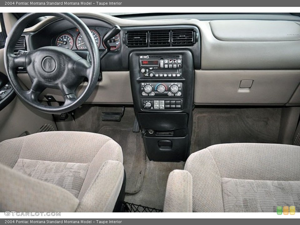 Taupe Interior Dashboard for the 2004 Pontiac Montana  #69930599