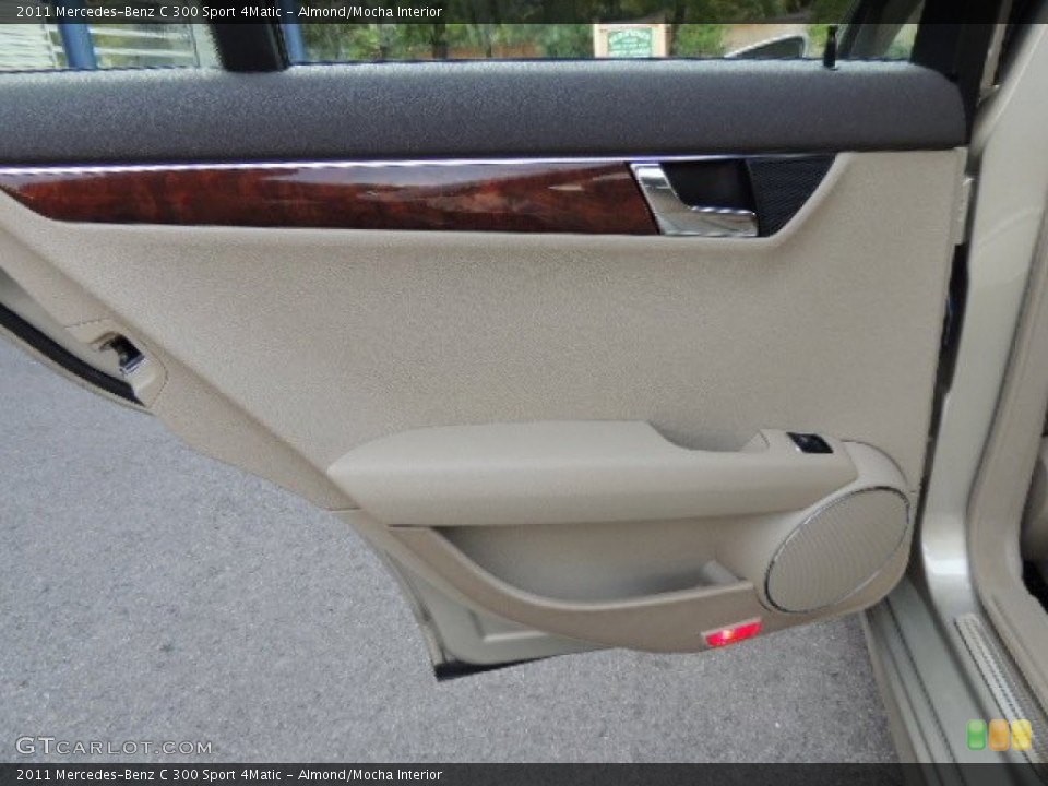 Almond/Mocha Interior Door Panel for the 2011 Mercedes-Benz C 300 Sport 4Matic #69932294