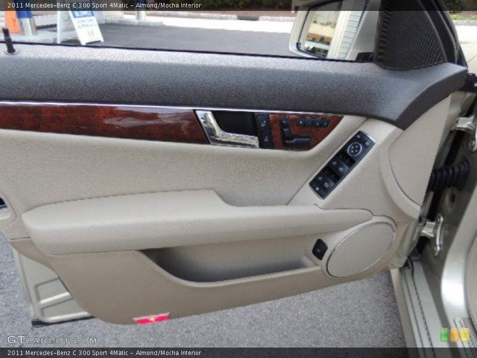 Almond/Mocha Interior Door Panel for the 2011 Mercedes-Benz C 300 Sport 4Matic #69932309
