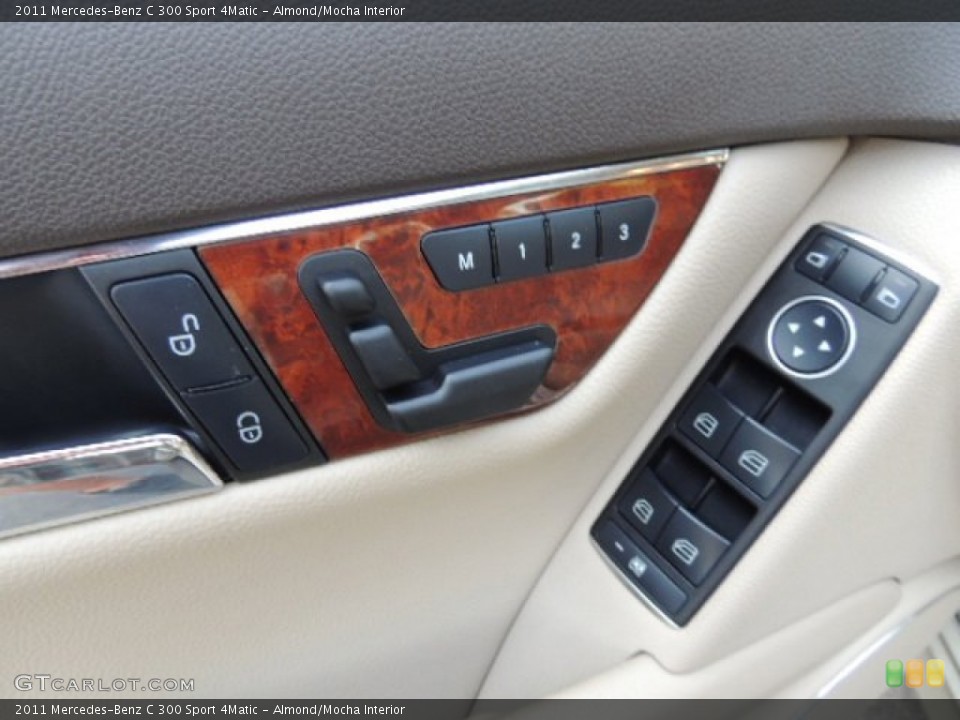 Almond/Mocha Interior Controls for the 2011 Mercedes-Benz C 300 Sport 4Matic #69932318
