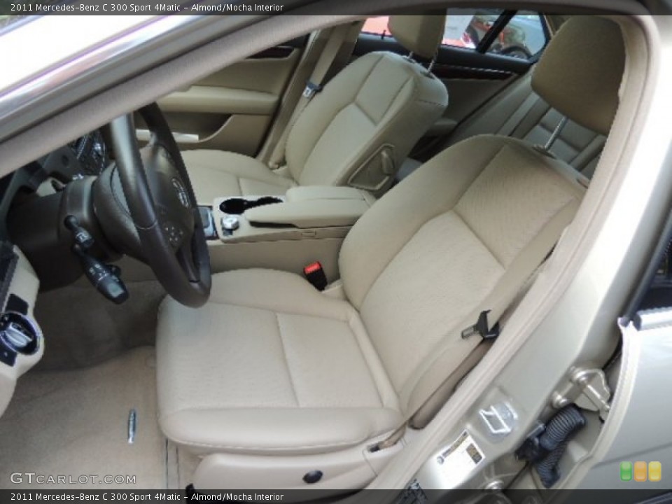 Almond/Mocha Interior Front Seat for the 2011 Mercedes-Benz C 300 Sport 4Matic #69932342