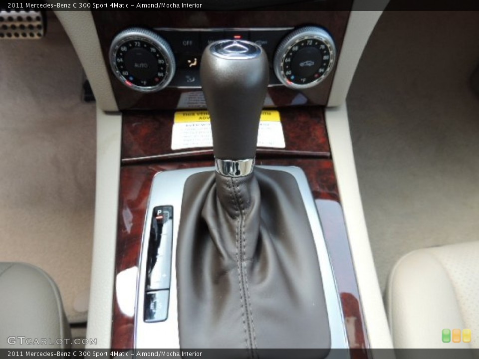 Almond/Mocha Interior Transmission for the 2011 Mercedes-Benz C 300 Sport 4Matic #69932369