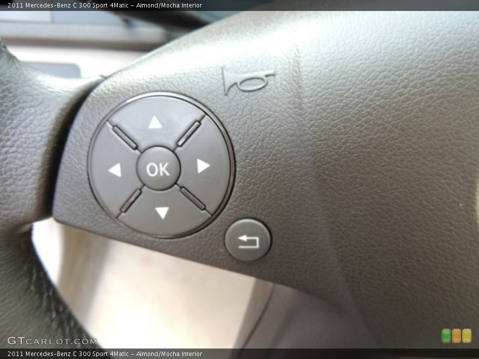 Almond/Mocha Interior Controls for the 2011 Mercedes-Benz C 300 Sport 4Matic #69932387