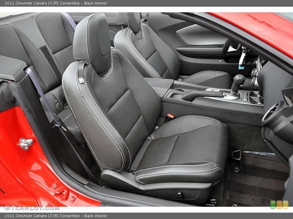 Black Interior Photo for the 2011 Chevrolet Camaro LT/RS Convertible #69932723