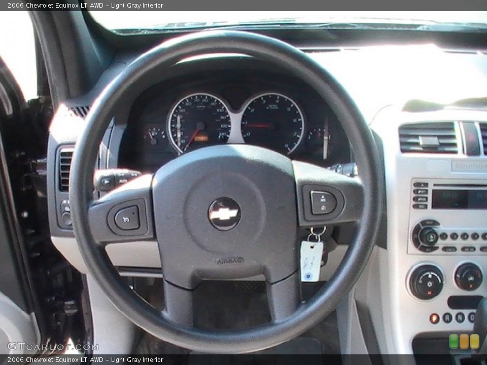 Light Gray Interior Steering Wheel for the 2006 Chevrolet Equinox LT AWD #69932972