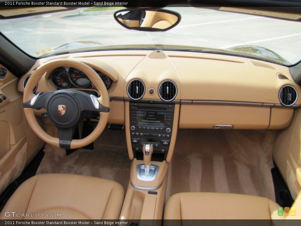 Sand Beige Interior Dashboard for the 2011 Porsche Boxster  #69934418