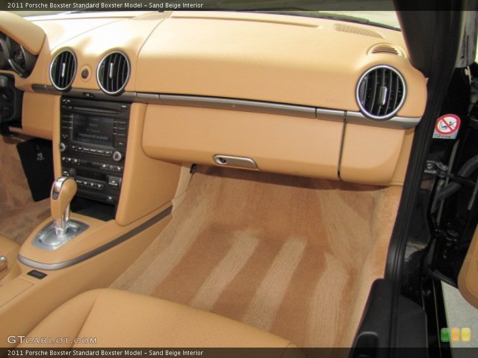 Sand Beige Interior Dashboard for the 2011 Porsche Boxster  #69934529