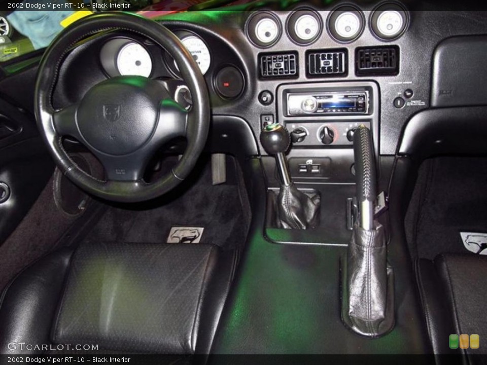 Black Interior Dashboard for the 2002 Dodge Viper RT-10 #69934583