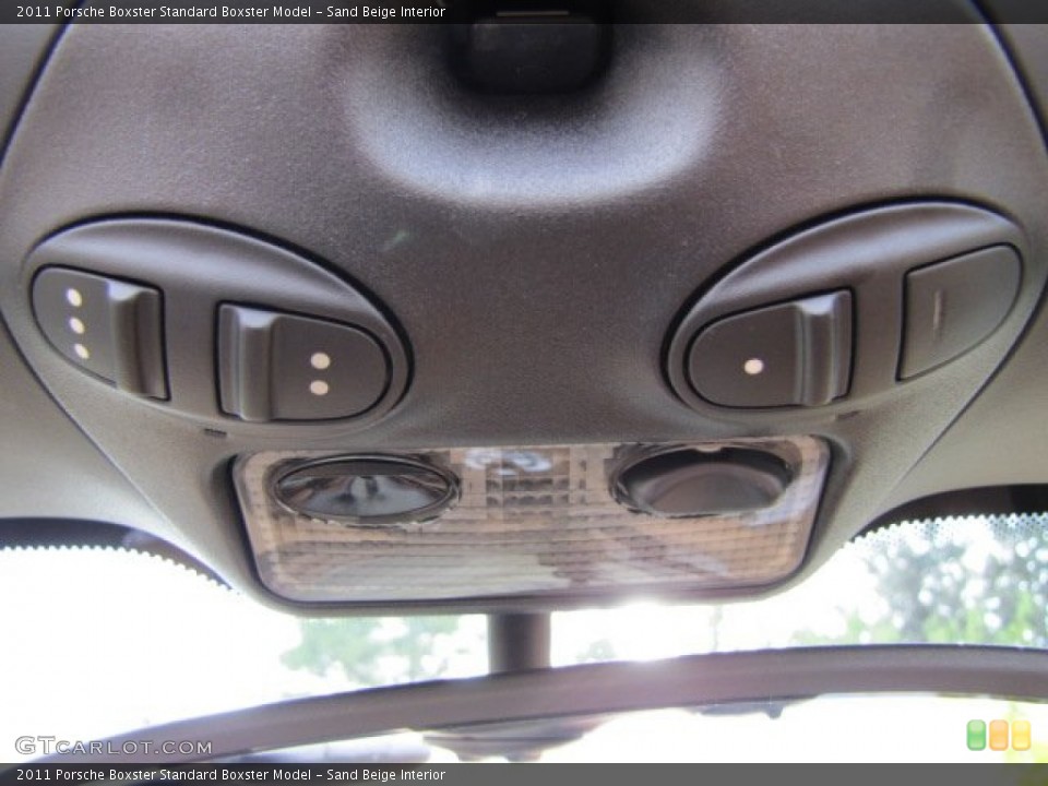 Sand Beige Interior Controls for the 2011 Porsche Boxster  #69934607