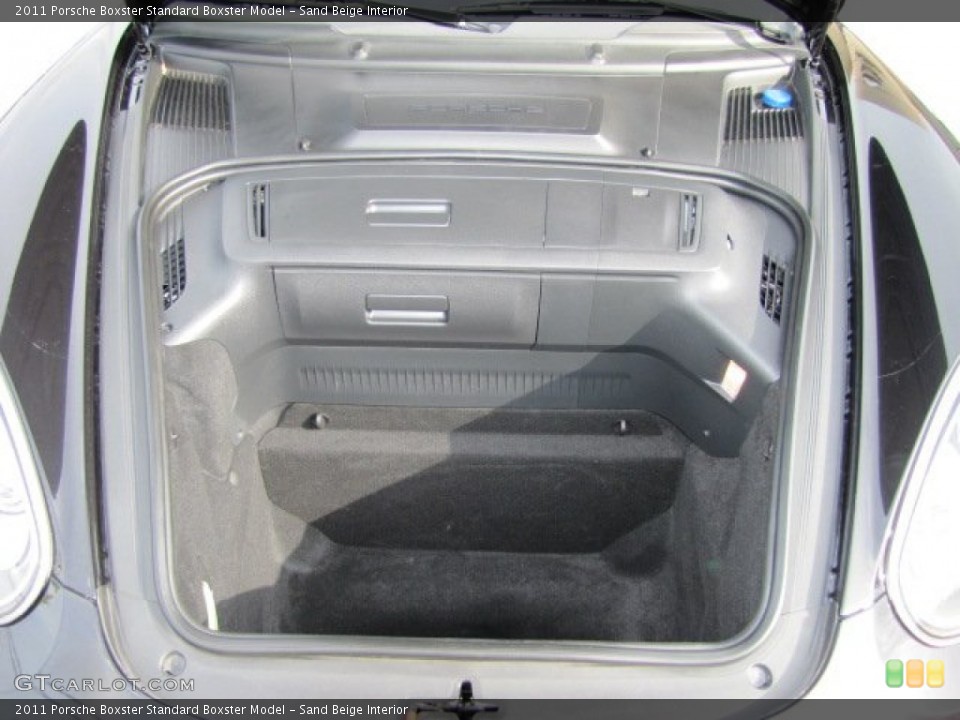Sand Beige Interior Trunk for the 2011 Porsche Boxster  #69934634