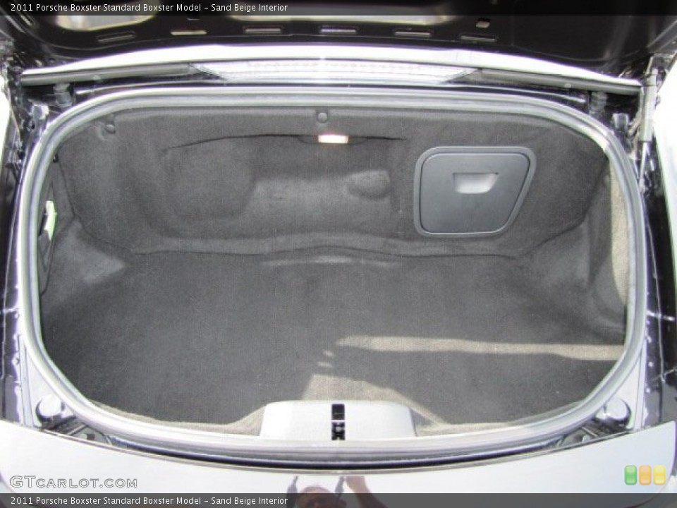 Sand Beige Interior Trunk for the 2011 Porsche Boxster  #69934643
