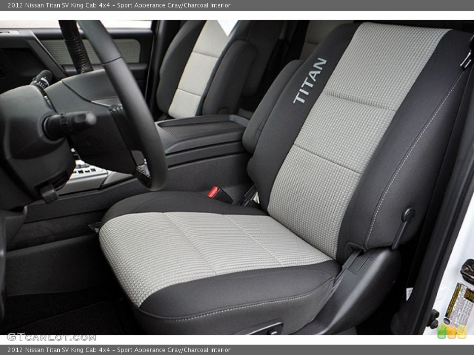Sport Apperance Gray/Charcoal Interior Photo for the 2012 Nissan Titan SV King Cab 4x4 #69935075
