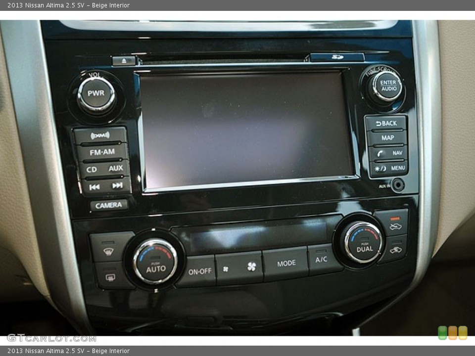 Beige Interior Controls for the 2013 Nissan Altima 2.5 SV #69935789