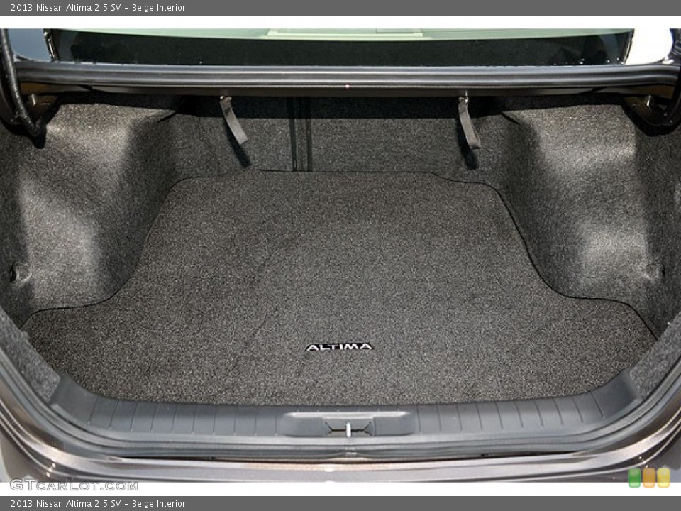 Beige Interior Trunk for the 2013 Nissan Altima 2.5 SV #69935822