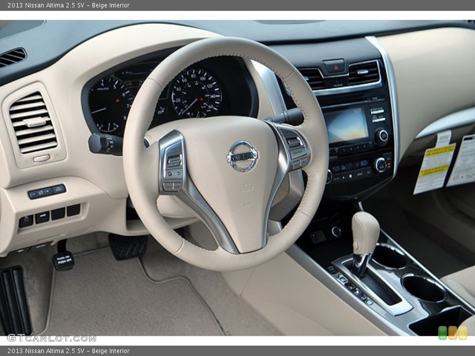Beige Interior Prime Interior for the 2013 Nissan Altima 2.5 SV #69936191