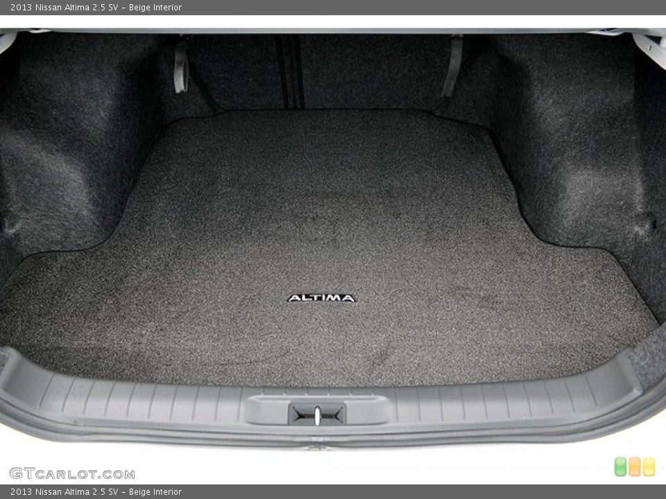 Beige Interior Trunk for the 2013 Nissan Altima 2.5 SV #69936227