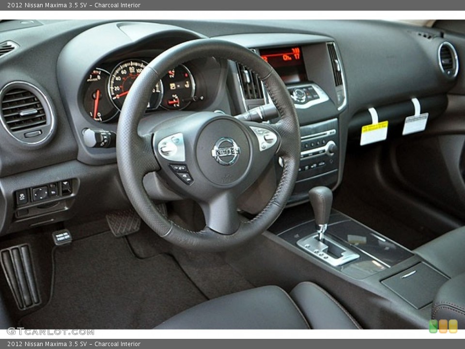 Charcoal 2012 Nissan Maxima Interiors