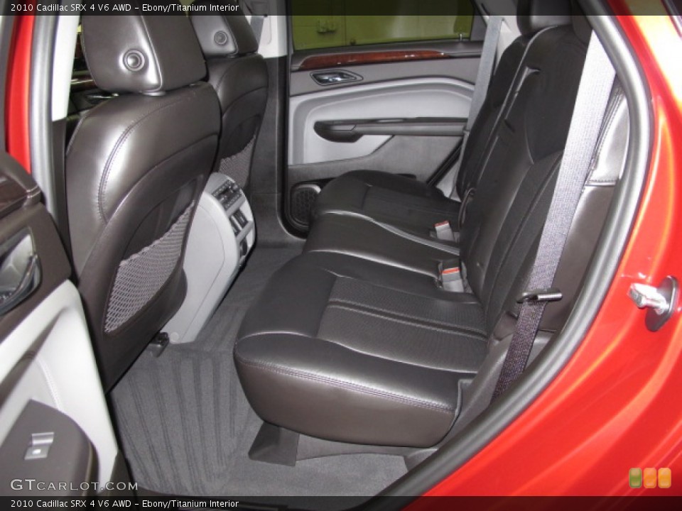 Ebony/Titanium Interior Rear Seat for the 2010 Cadillac SRX 4 V6 AWD #69937934