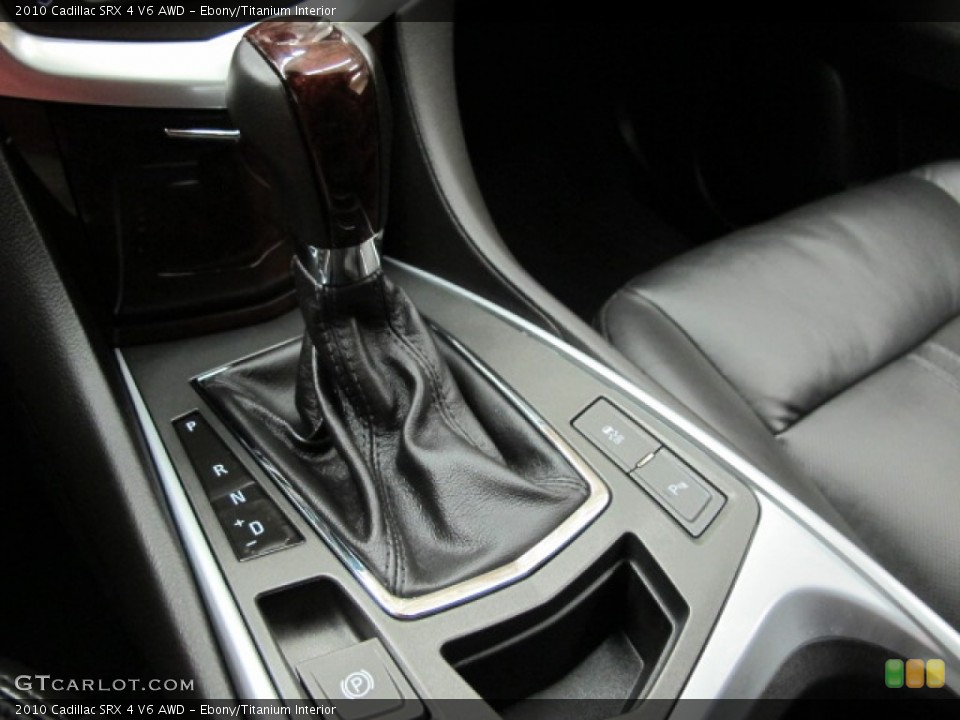 Ebony/Titanium Interior Transmission for the 2010 Cadillac SRX 4 V6 AWD #69938096