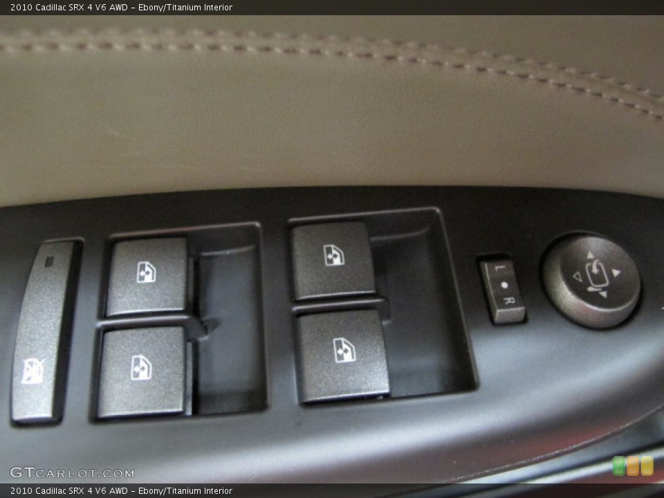 Ebony/Titanium Interior Controls for the 2010 Cadillac SRX 4 V6 AWD #69938173