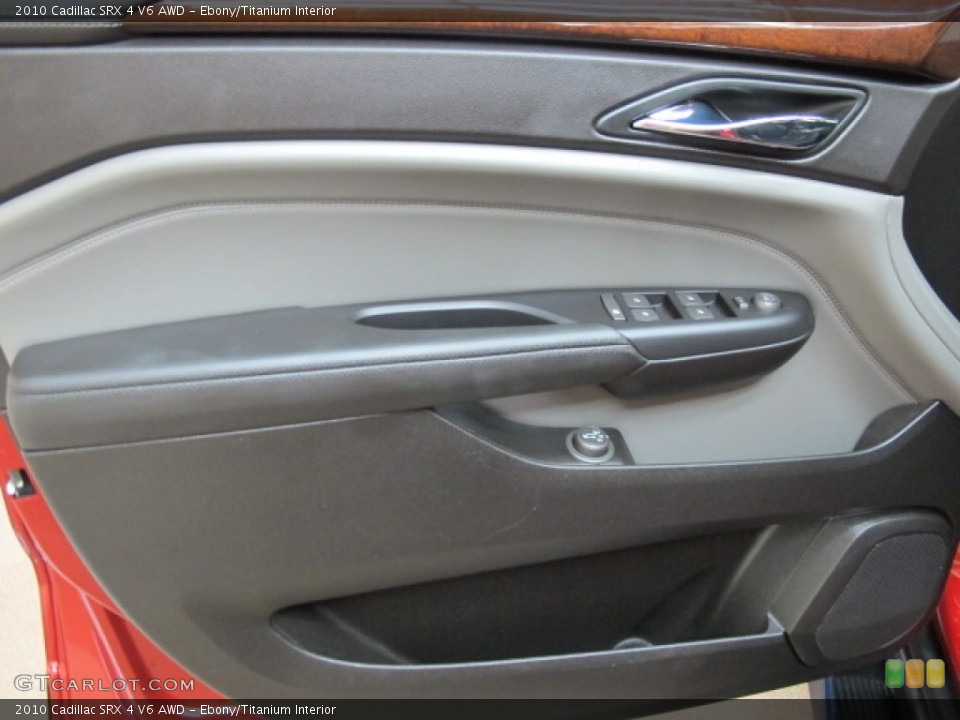 Ebony/Titanium Interior Door Panel for the 2010 Cadillac SRX 4 V6 AWD #69938194