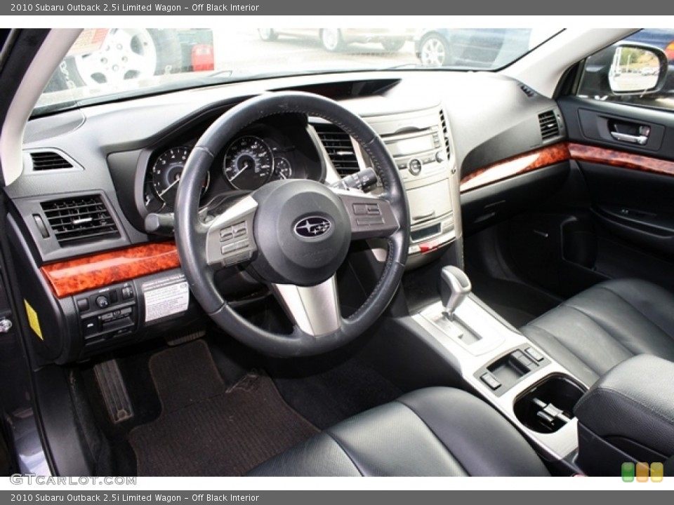 Off Black Interior Prime Interior for the 2010 Subaru Outback 2.5i Limited Wagon #69938708
