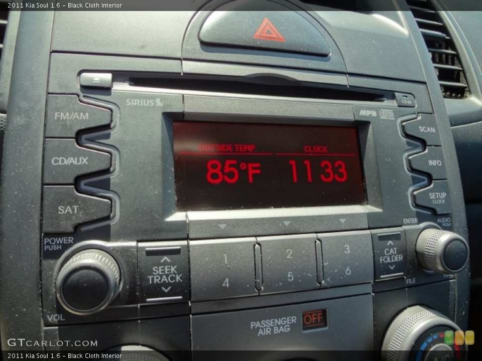 Black Cloth Interior Audio System for the 2011 Kia Soul 1.6 #69940775