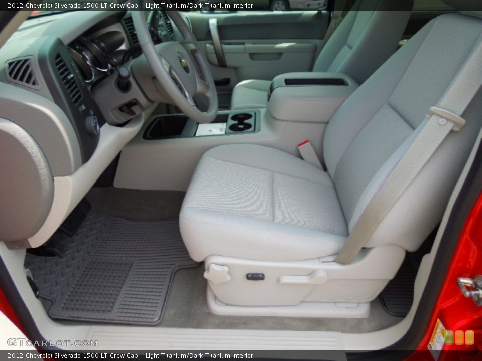 Light Titanium/Dark Titanium Interior Front Seat for the 2012 Chevrolet Silverado 1500 LT Crew Cab #69947757