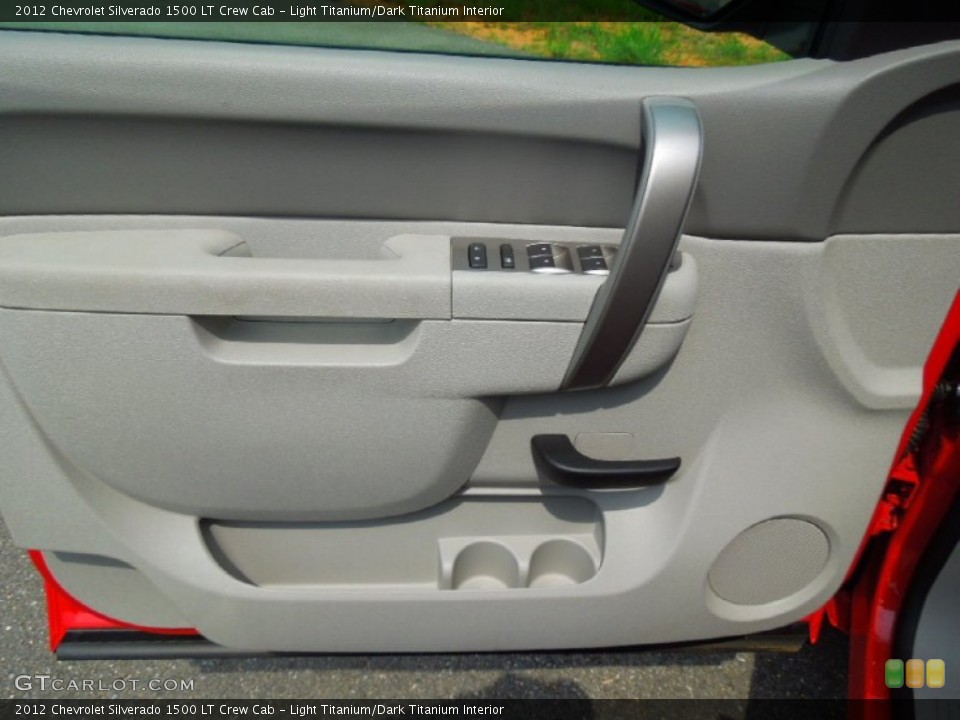 Light Titanium/Dark Titanium Interior Door Panel for the 2012 Chevrolet Silverado 1500 LT Crew Cab #69947769