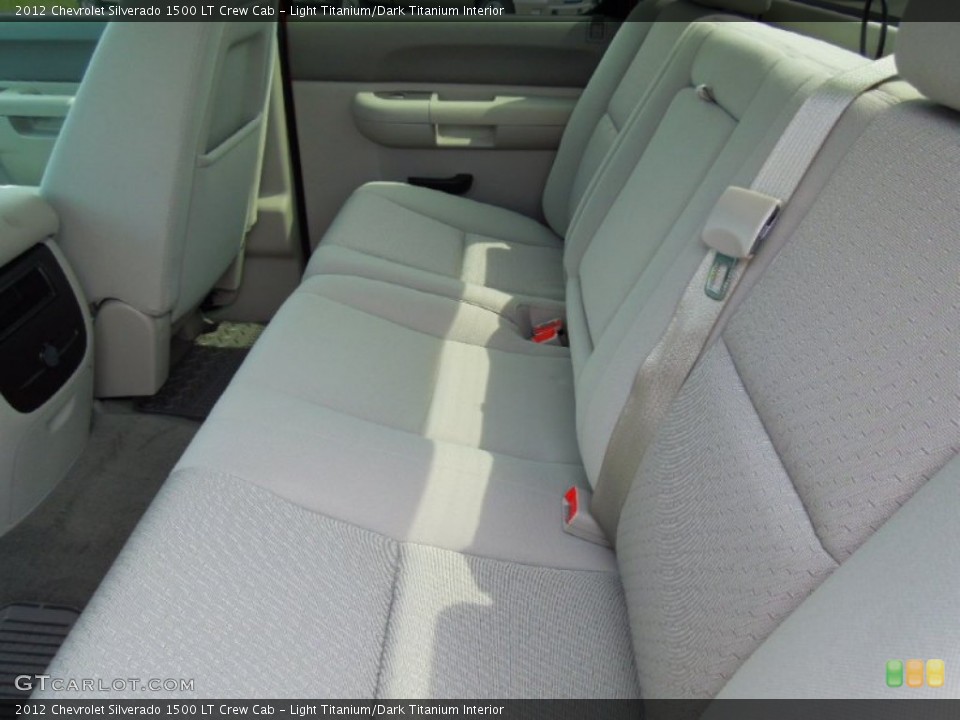 Light Titanium/Dark Titanium Interior Rear Seat for the 2012 Chevrolet Silverado 1500 LT Crew Cab #69947793