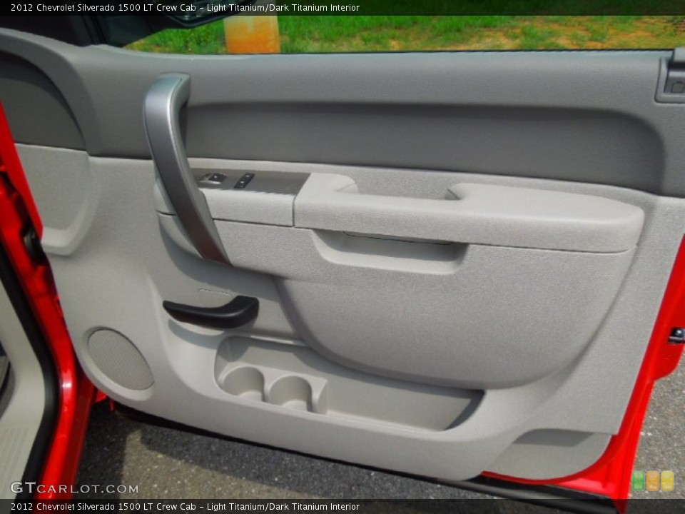 Light Titanium/Dark Titanium Interior Door Panel for the 2012 Chevrolet Silverado 1500 LT Crew Cab #69947835