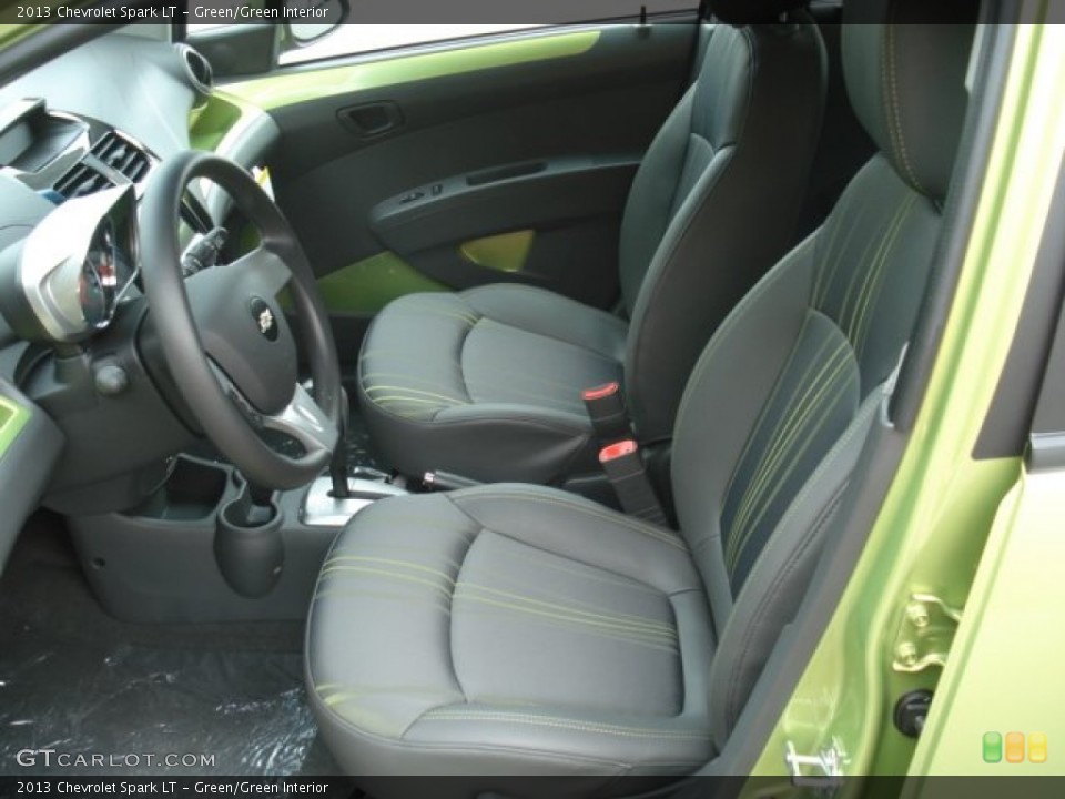 Green/Green Interior Front Seat for the 2013 Chevrolet Spark LT #69951526